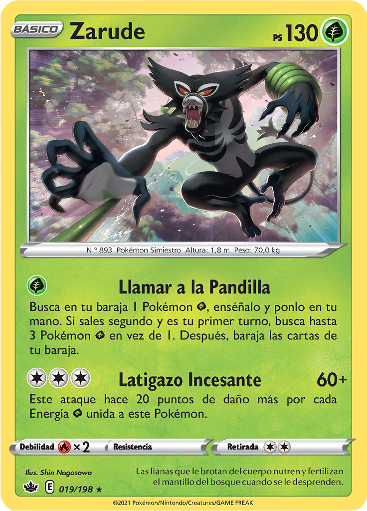 Zarude (Reverse Holo)