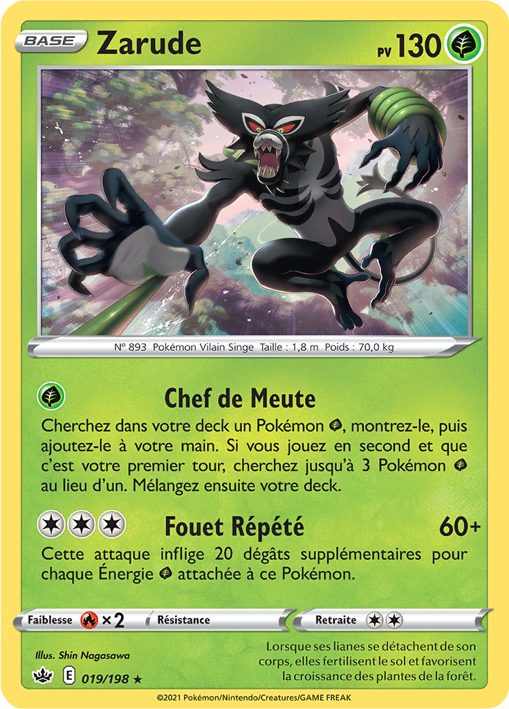 Zarude (Reverse Holo)