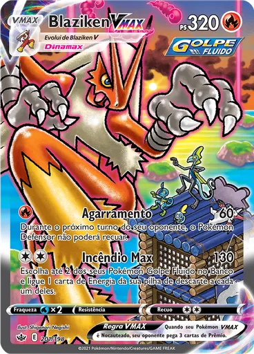 Blaziken VMAX — Reinado Arrepiante