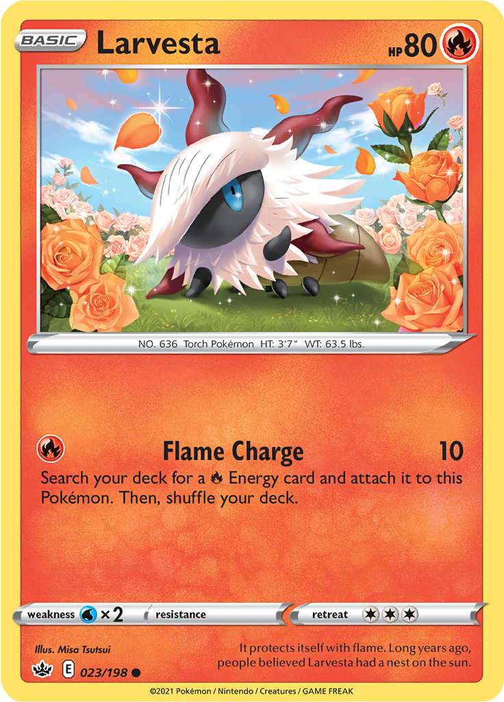 Larvesta (Reverse Holo)