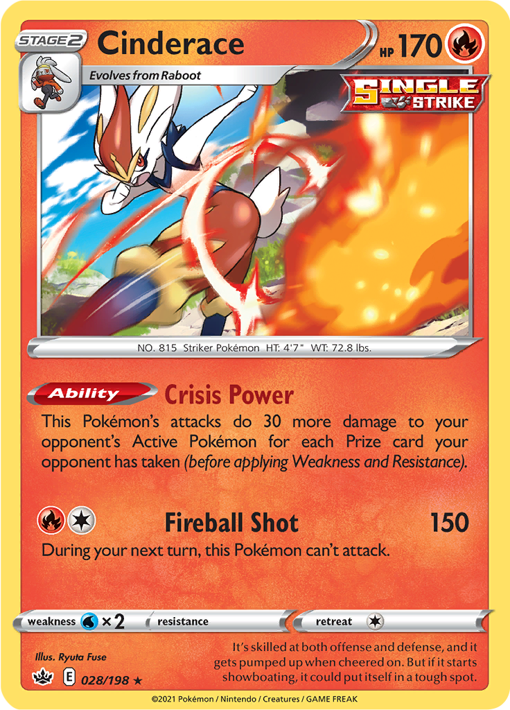 Cinderace (Reverse Holo)