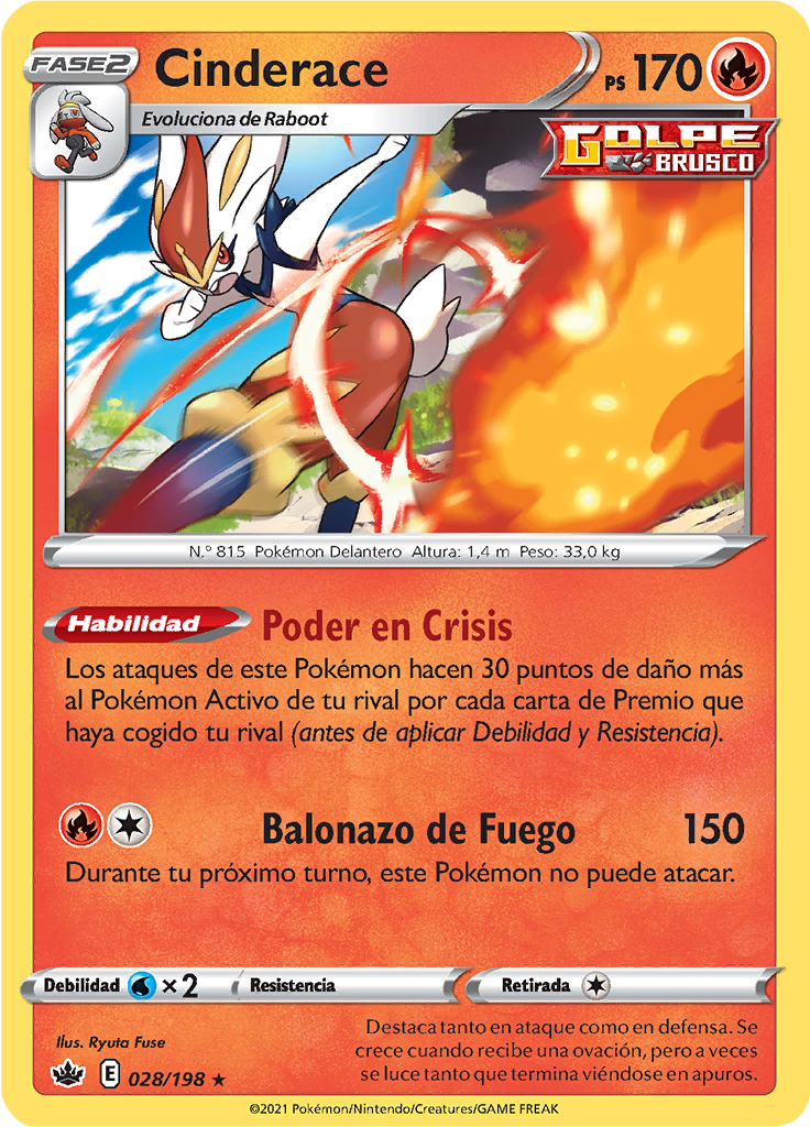 Cinderace (Reverse Holo)
