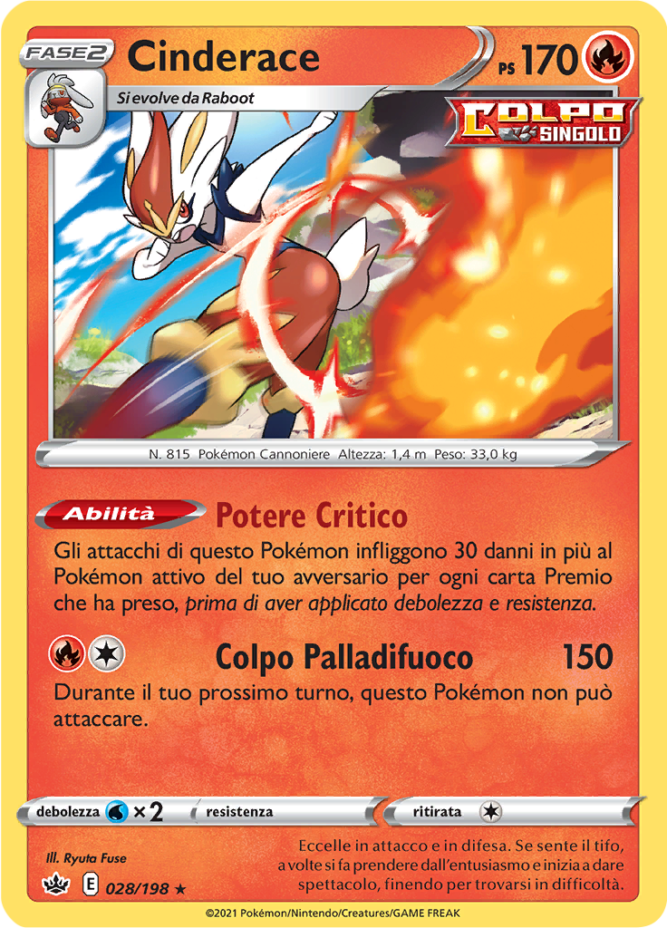 Cinderace (Reverse Holo)