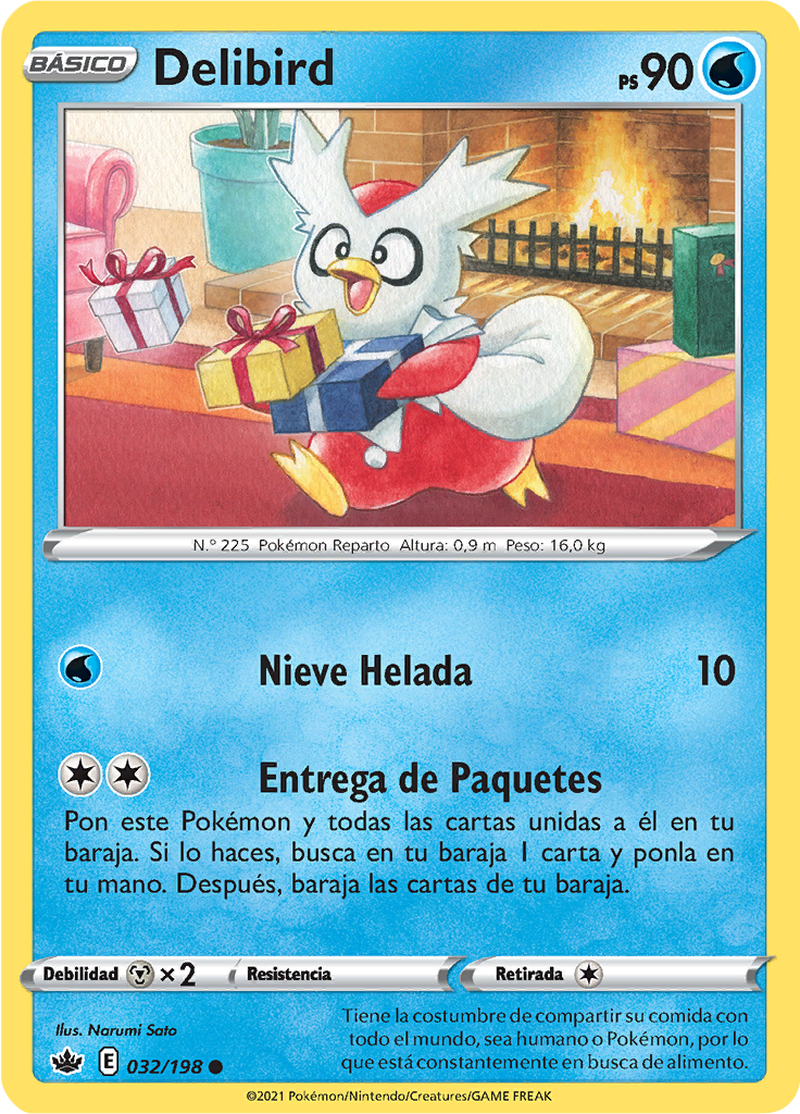 Delibird (Reverse Holo)