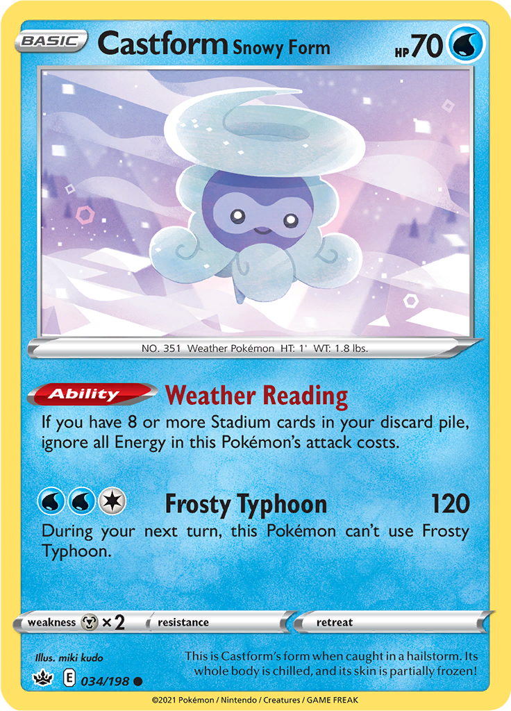 Castform Snowy Form