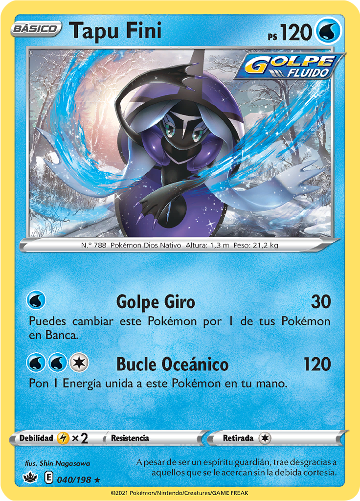 Tapu Fini (Reverse Holo)