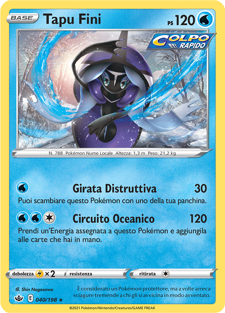 Tapu Fini (Reverse Holo)