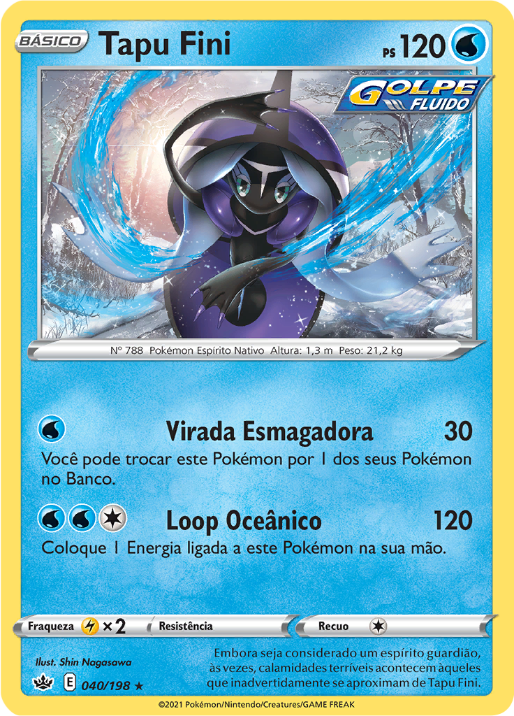 Tapu Fini (Reverse Holo)
