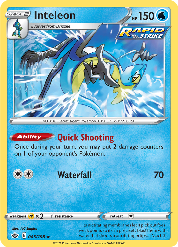 Inteleon (Reverse Holo)