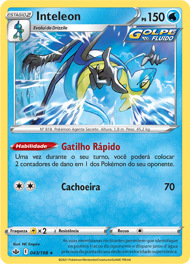 Inteleon (Reverse Holo)
