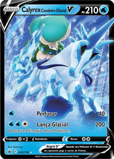 Calyrex Cavaleiro Glacial V