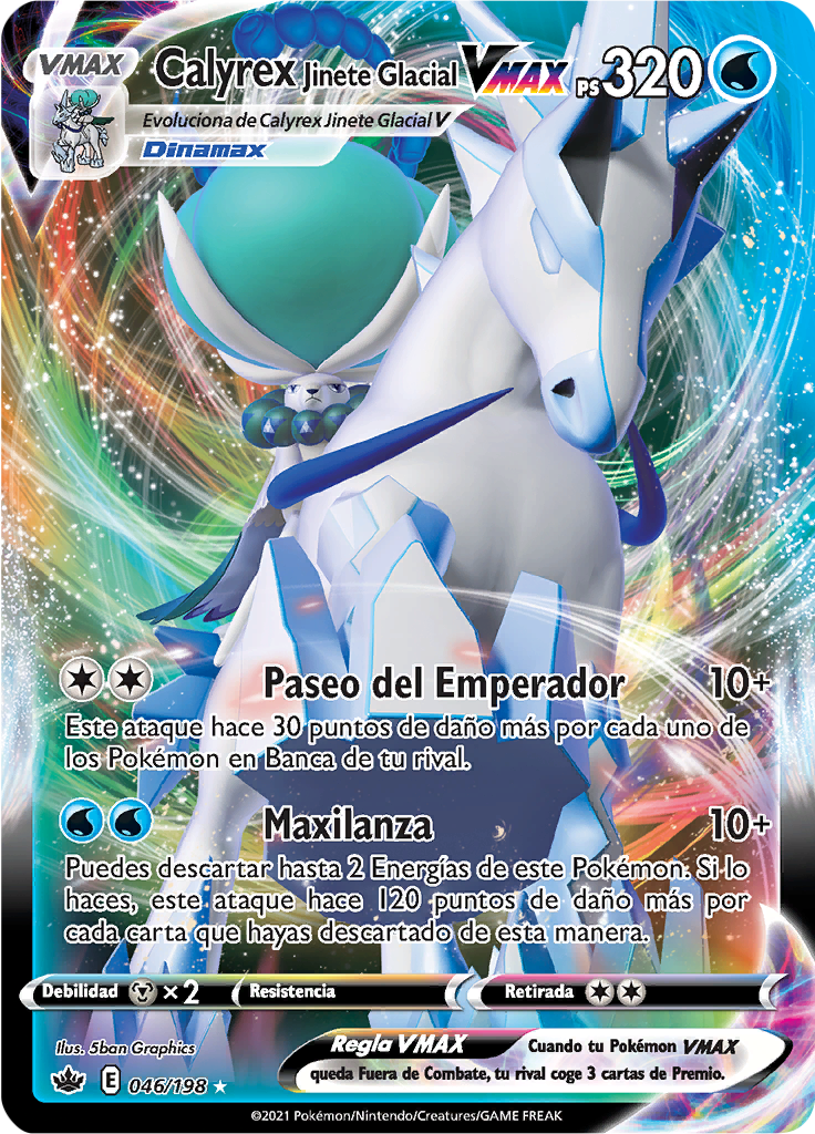 Calyrex Jinete Glacial VMAX