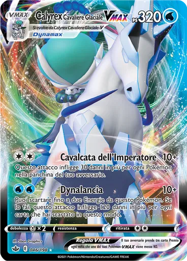 Calyrex Cavaliere Glaciale VMAX