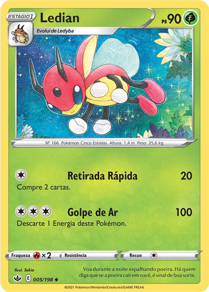 Ledian (Reverse Holo)
