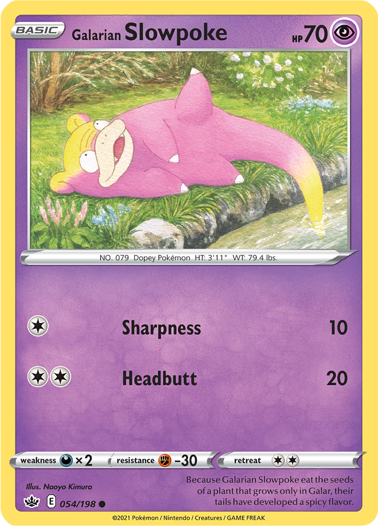 Galarian Slowpoke (Reverse Holo)