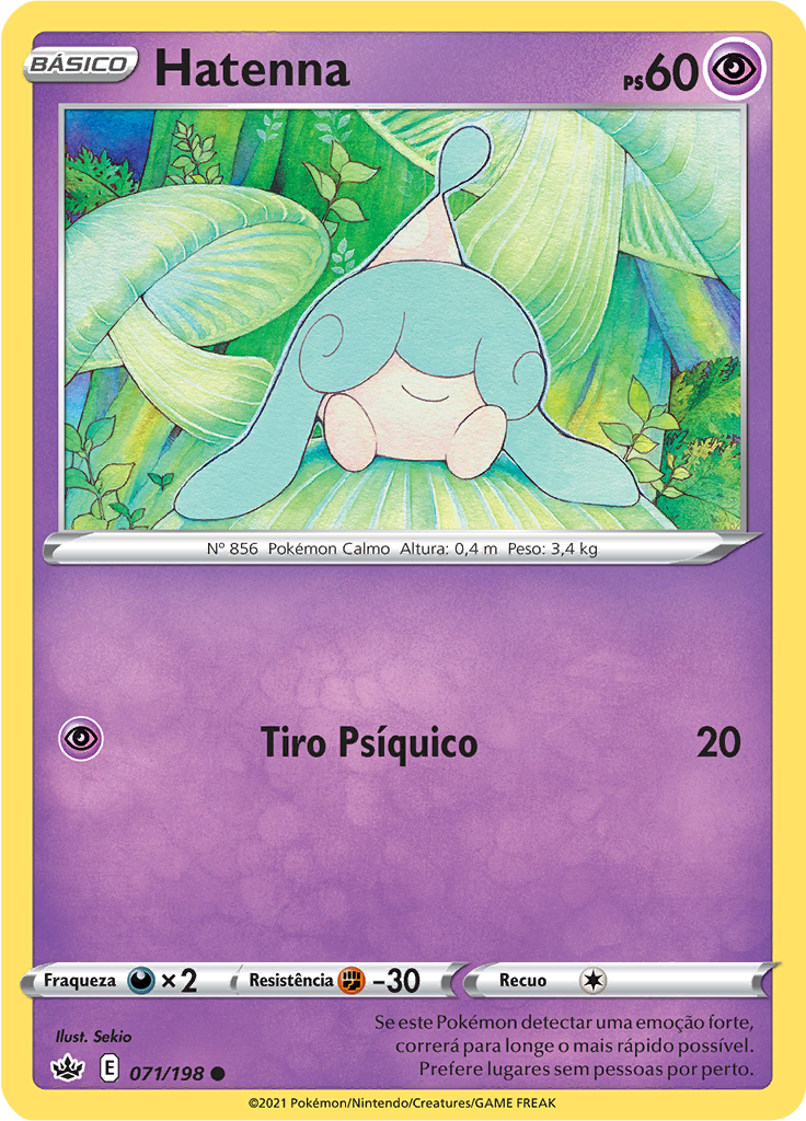 Hatenna (Reverse Holo)