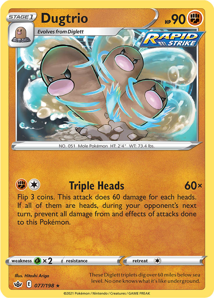 Dugtrio (Reverse Holo)