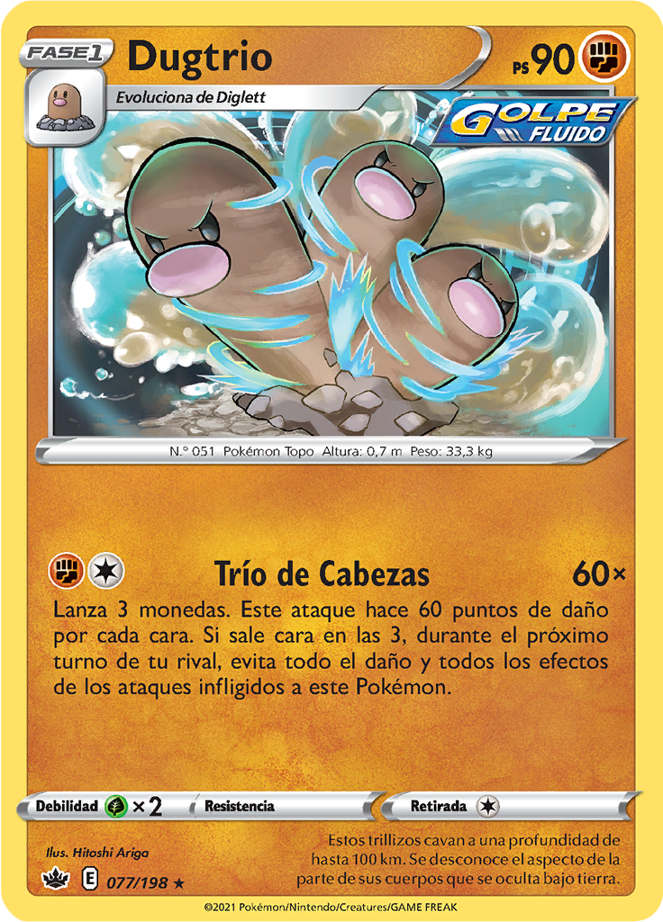 Dugtrio (Reverse Holo)