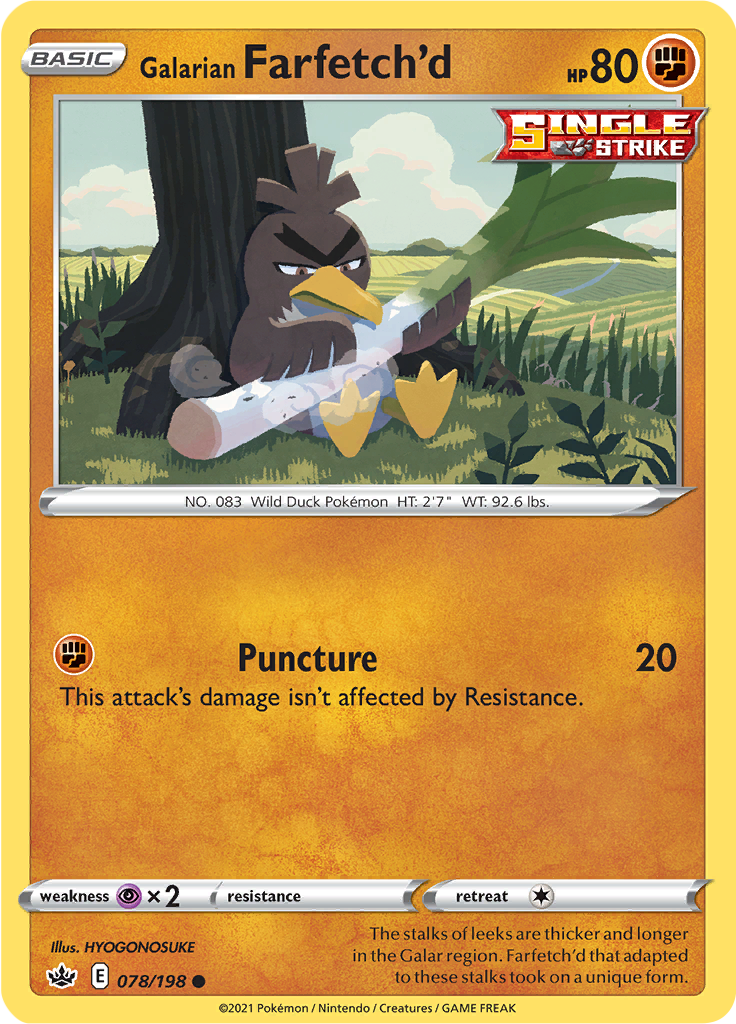 Galarian Farfetch'd (Reverse Holo)