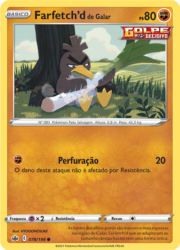 Farfetch'd de Galar (Reverse Holo)