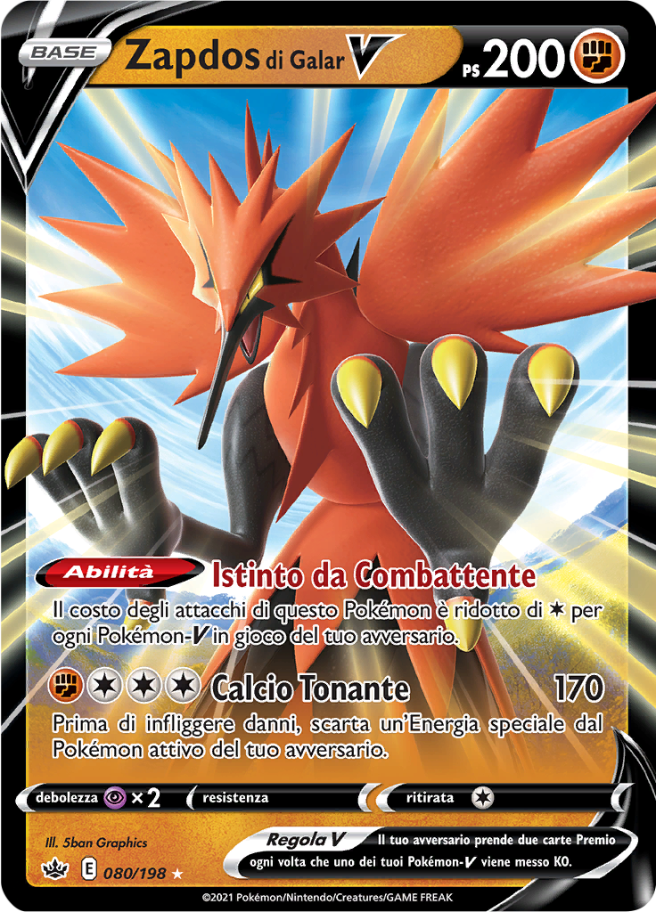 Zapdos di Galar V