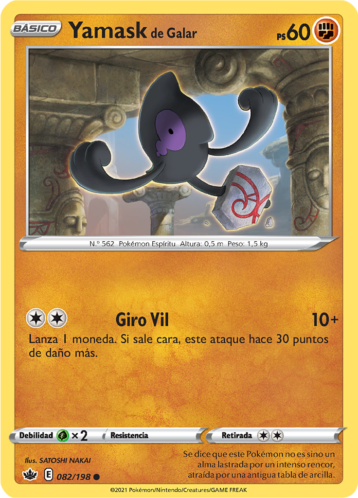 Yamask de Galar (Reverse Holo)