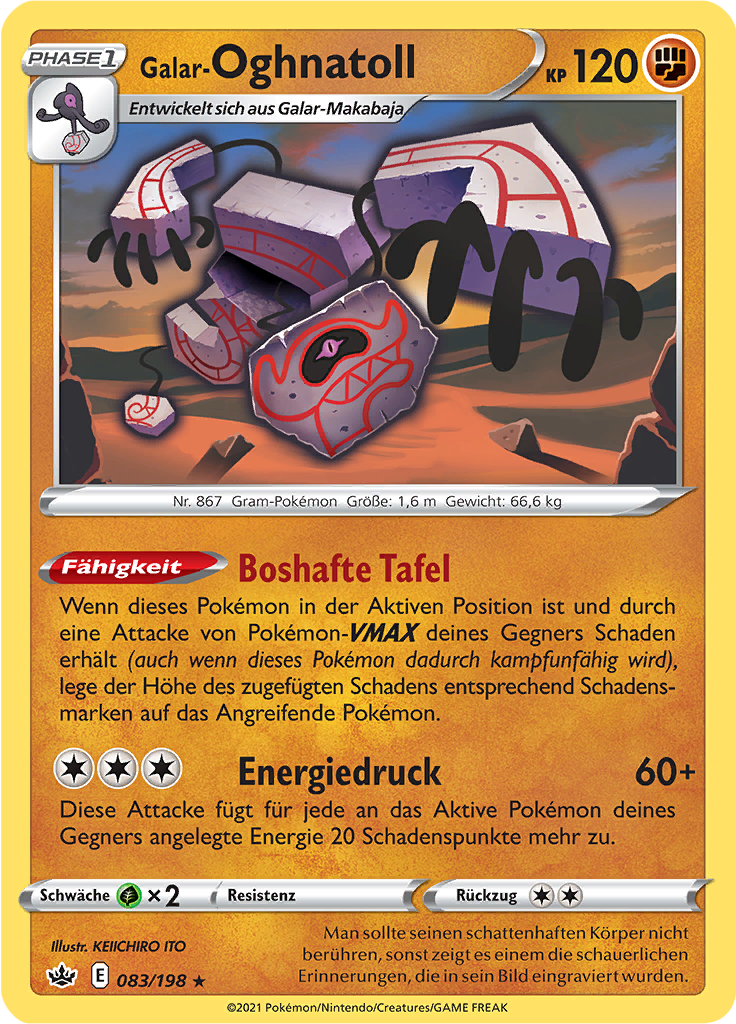 Galar-Oghnatoll (Reverse Holo)