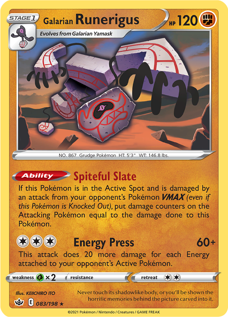 Galarian Runerigus (Reverse Holo)
