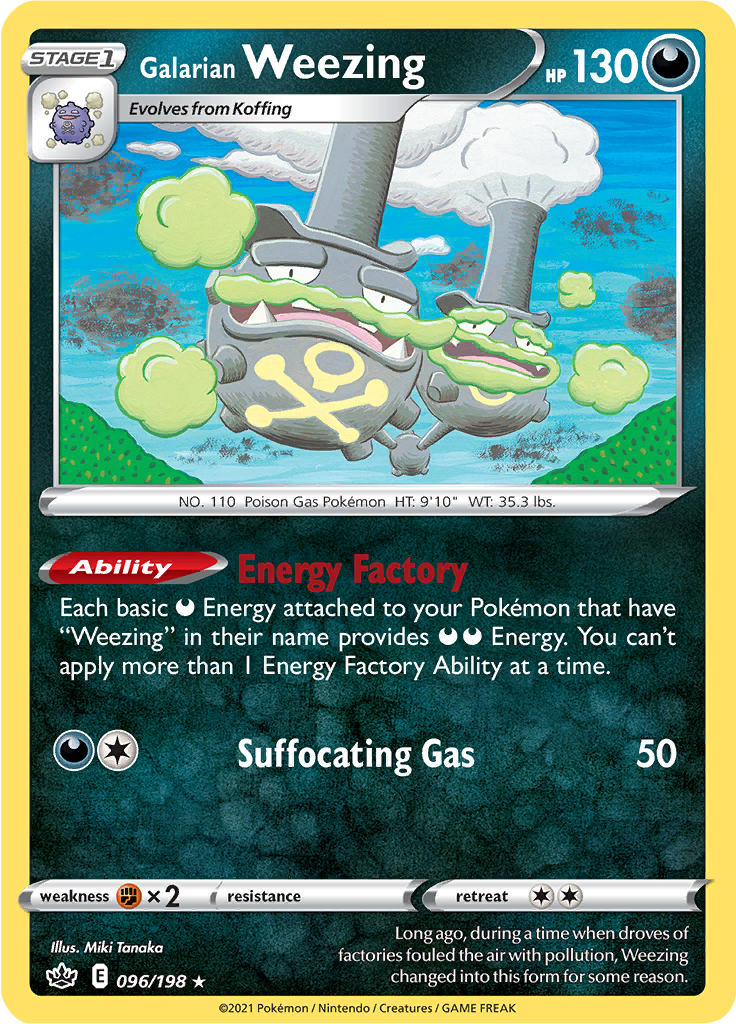 Galarian Weezing (Reverse Holo)