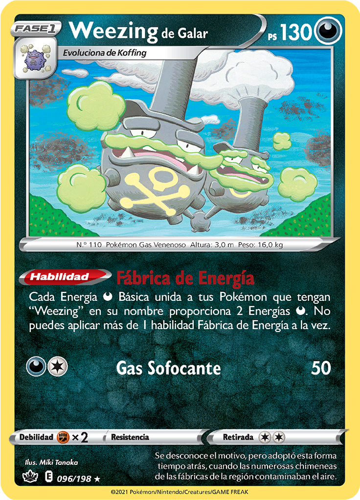 Weezing de Galar (Reverse Holo)