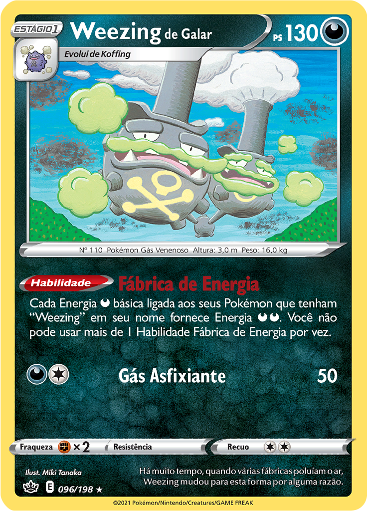 Weezing de Galar (Reverse Holo)
