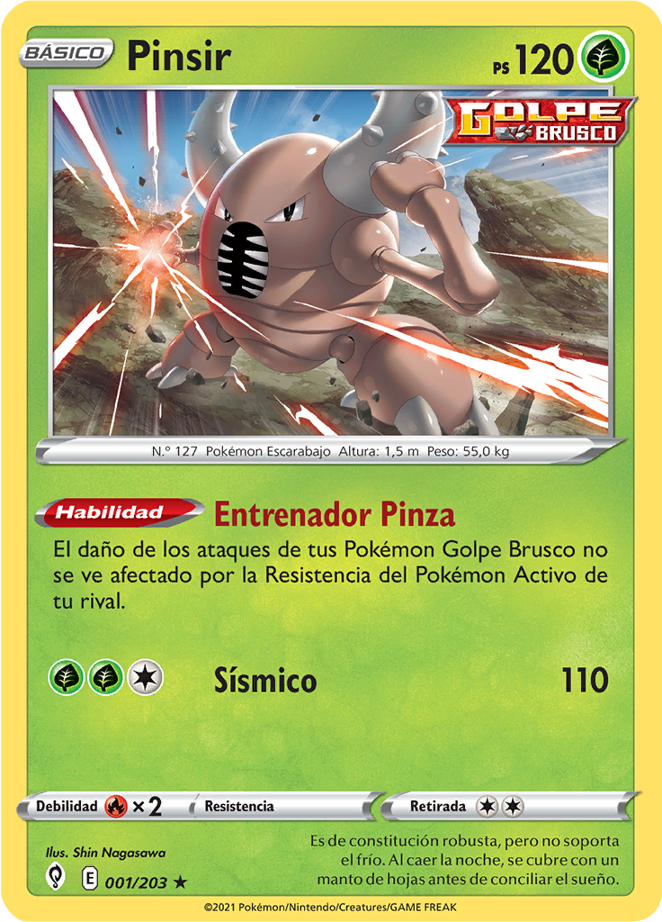Pinsir (Reverse Holo)