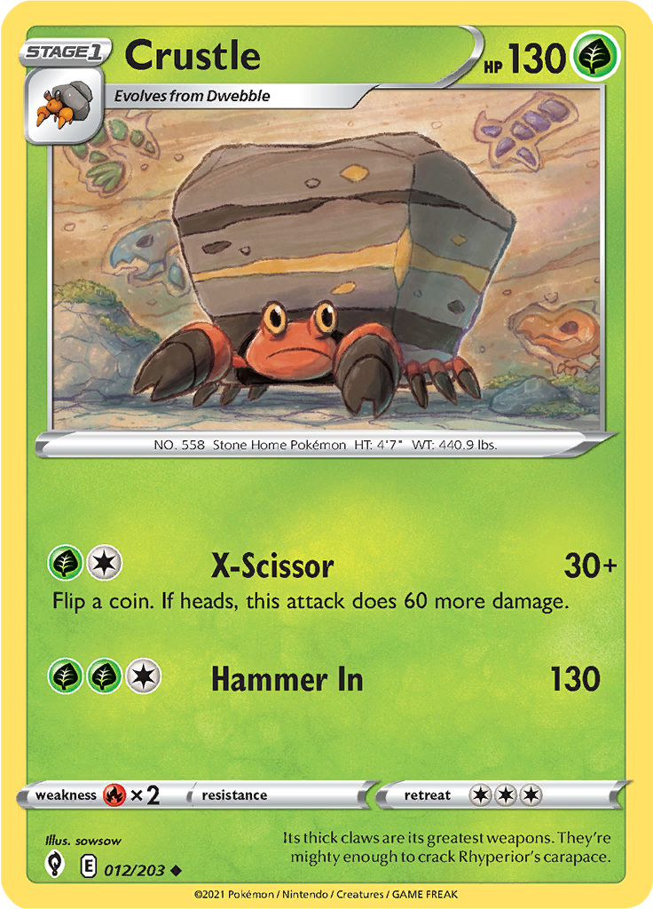 Crustle (Reverse Holo)