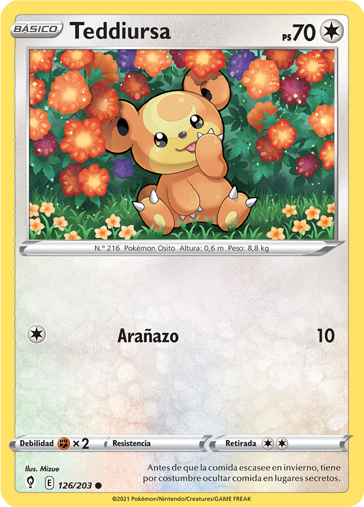 Teddiursa (Reverse Holo)