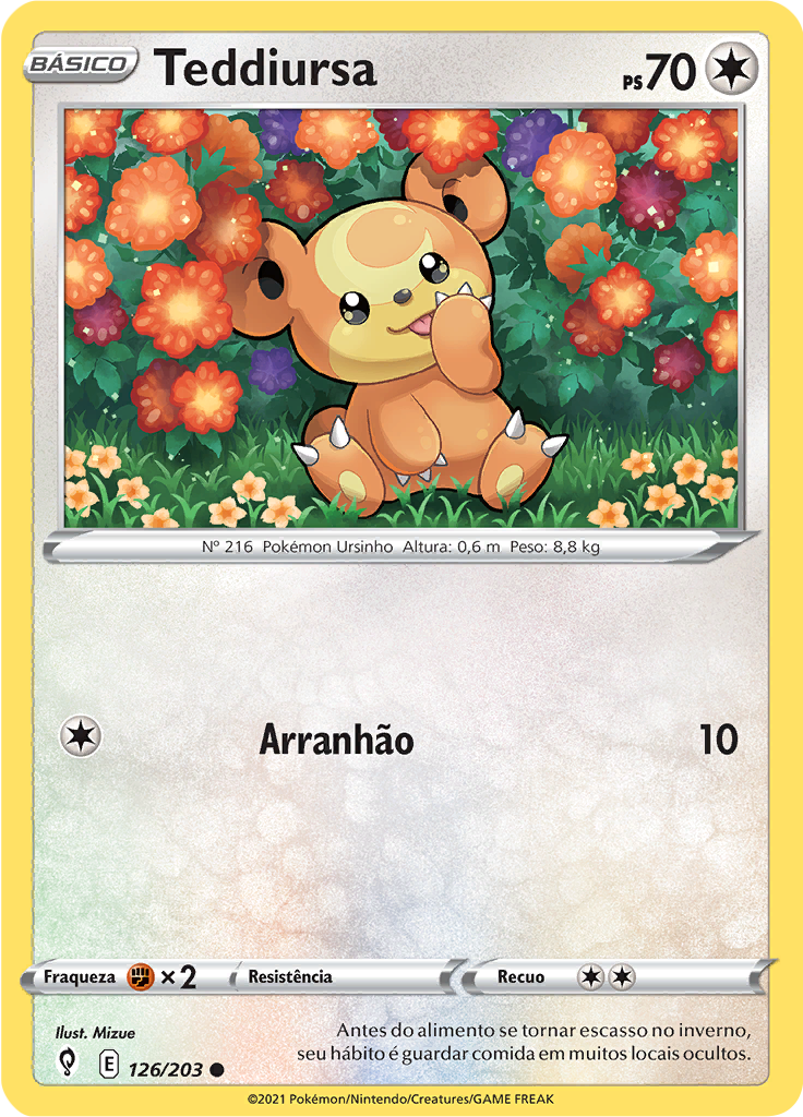 Teddiursa (Reverse Holo)