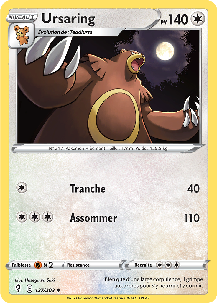 Ursaring (Reverse Holo)