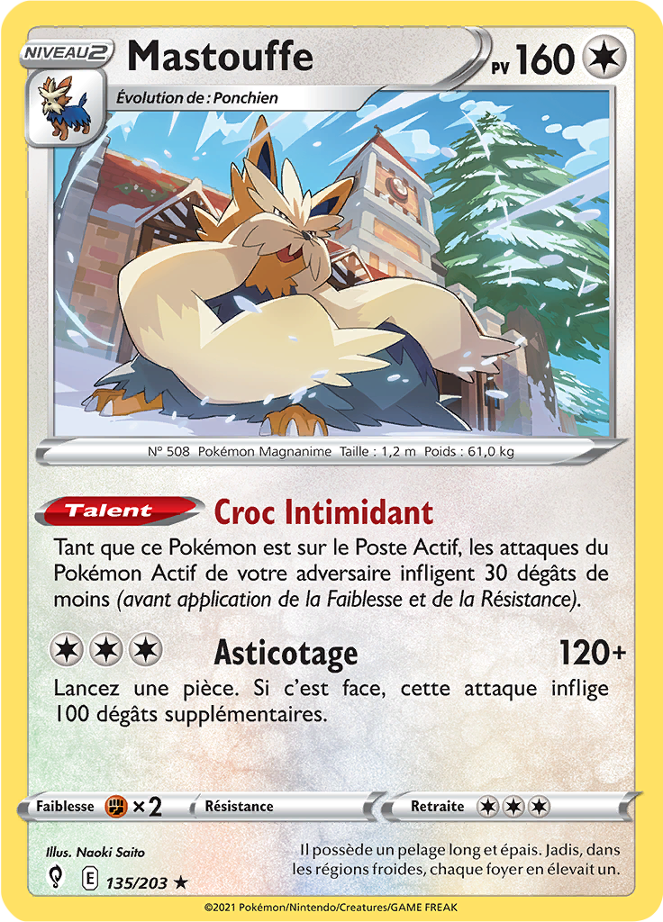 Mastouffe (Reverse Holo)