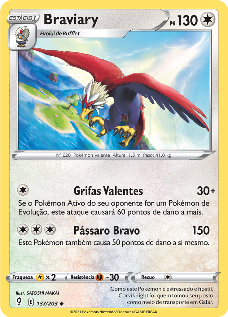 Braviary (Reverse Holo)