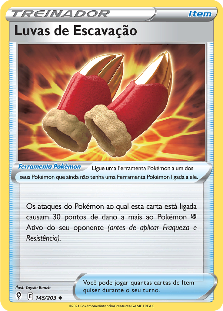 Luvas de Escavação (Reverse Holo)