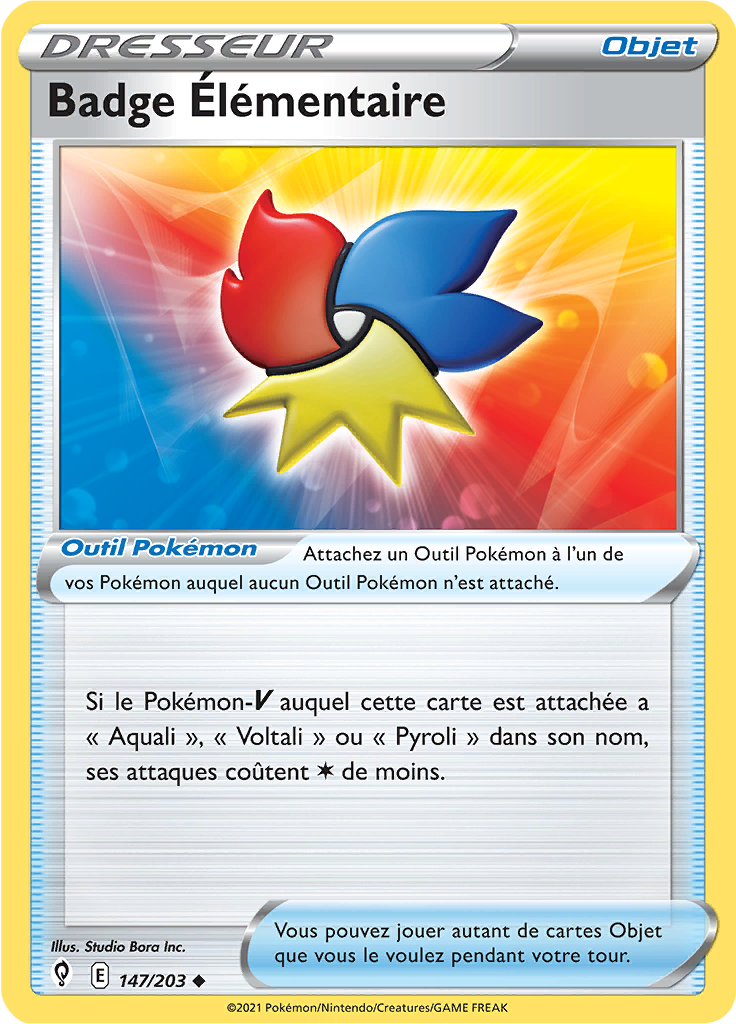 Badge Élémentaire (Reverse Holo)