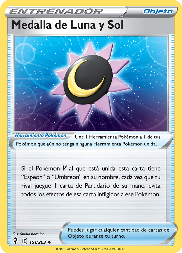 Medalla de Luna y Sol (Reverse Holo)