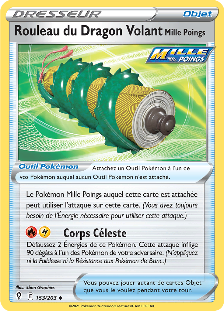 Rouleau du Dragon Volant Mille Poings (Reverse Holo)