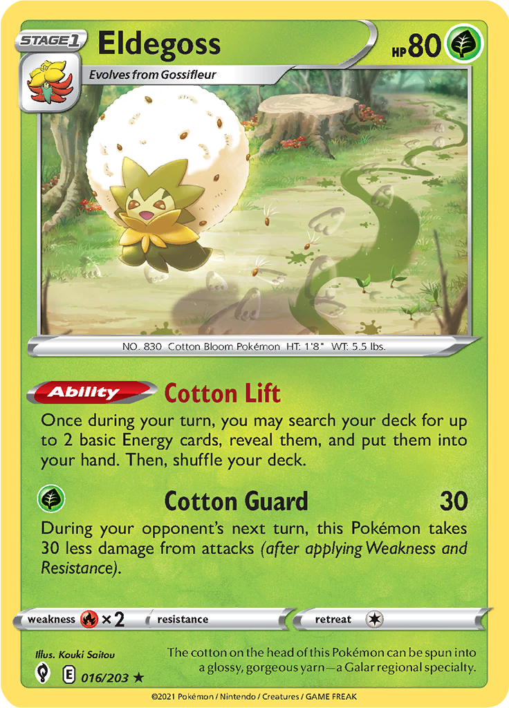 Eldegoss (Reverse Holo)