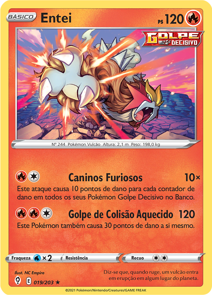 Entei (Reverse Holo)