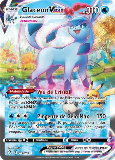 Glaceon VMAX — Céus em Evolução
