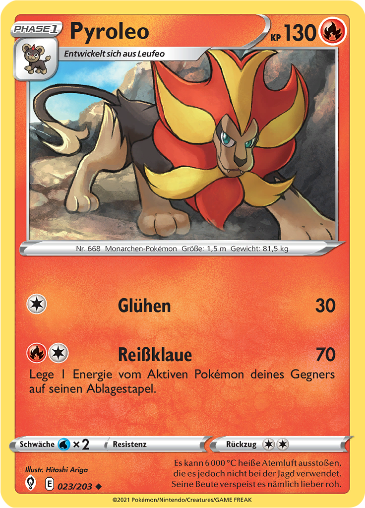 Pyroleo (Reverse Holo)
