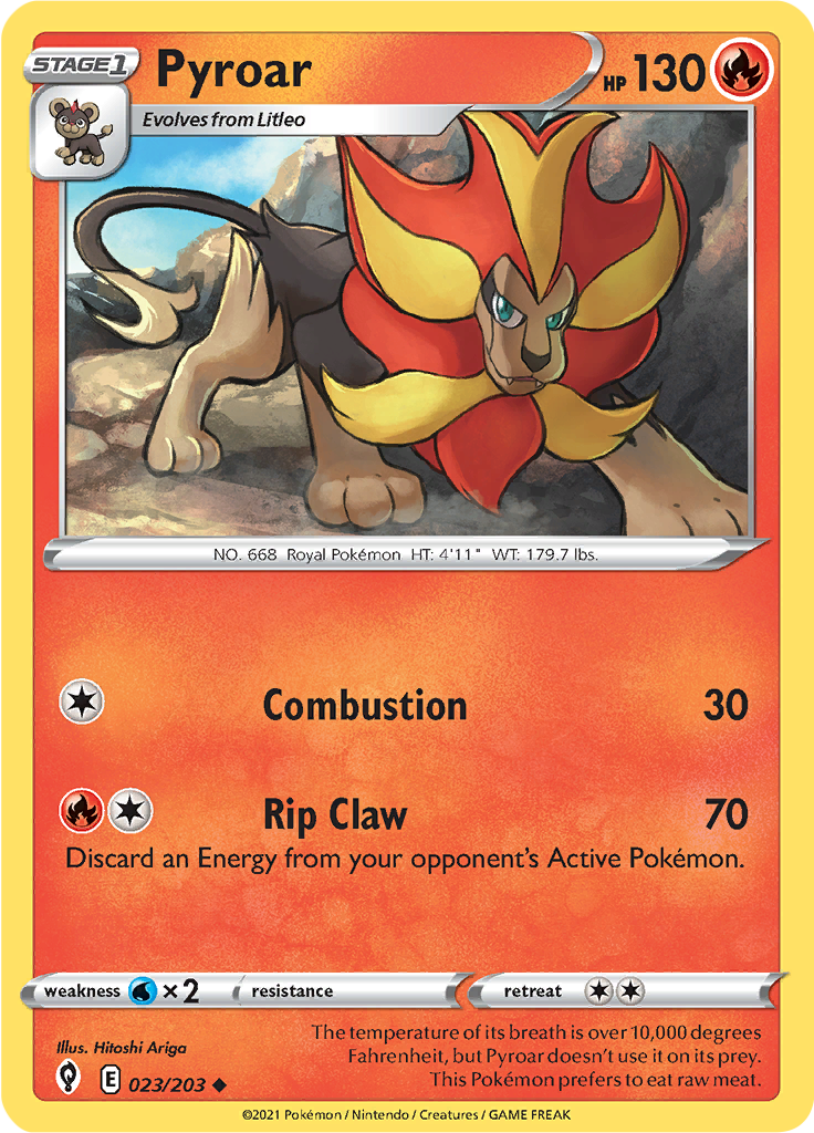 Pyroar (Reverse Holo)