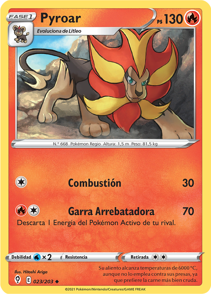 Pyroar (Reverse Holo)