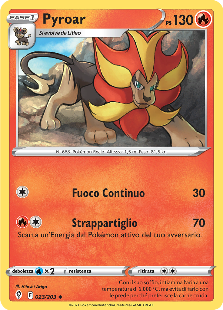 Pyroar (Reverse Holo)