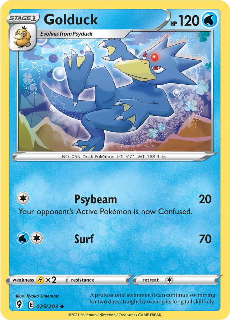 Golduck (Reverse Holo)